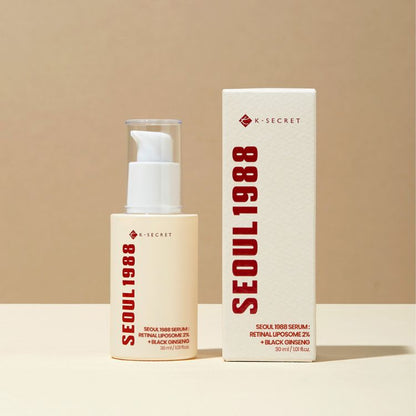 K-SECRET SEOUL 1988 Serum Retinal Liposome 2% Black Ginseng – 30 ml
