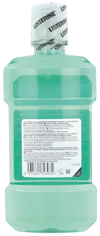 Listerine Mundspülung 500ml Clean&Fresh mild