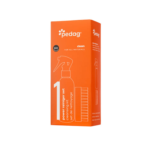 pedag Power Reiniger Set mit Bürste, 200 ml, Bio