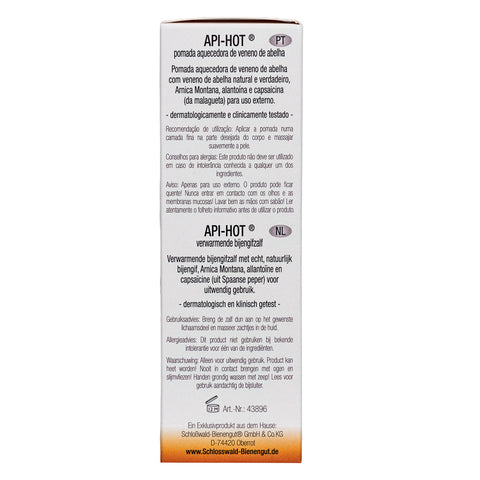 Schlosswald-Bienengut - API-HOT® wärmende Bienengift-Salbe (50 ml)