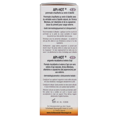 Schlosswald-Bienengut - API-HOT® wärmende Bienengift-Salbe (50 ml)
