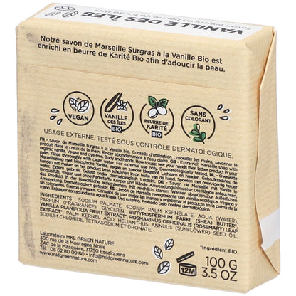 Savon Marseille Surgras Vanille des Iles