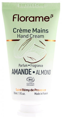Florame Almond Hand Cream – Sweet Almond Oil & Shea Butter