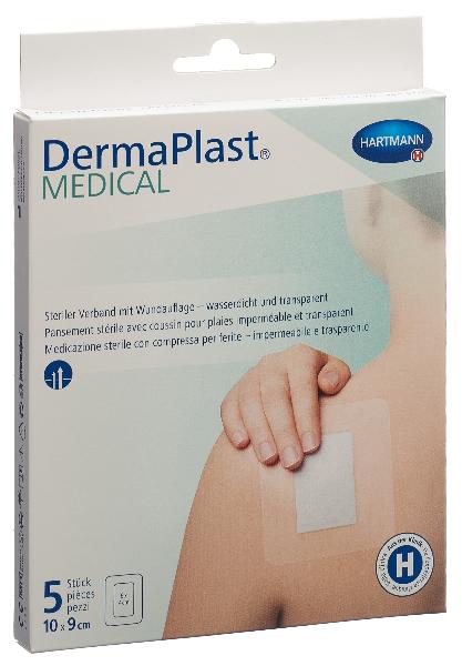 DERMAPLAST Medical Transparentverb 10x9cm 5 Stk