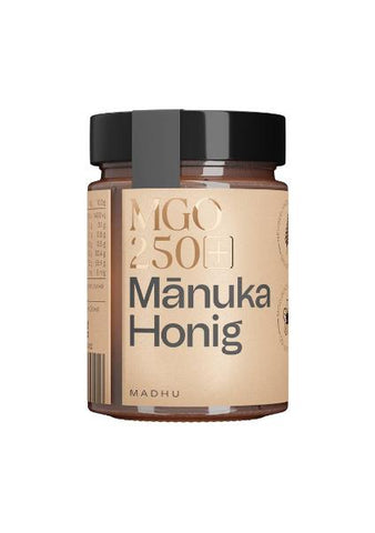 MADHU HONEY Manuka Honig MGO250 Glas 250 g