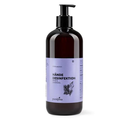 Désinfection des mains PURALPINA Fl 500 ml