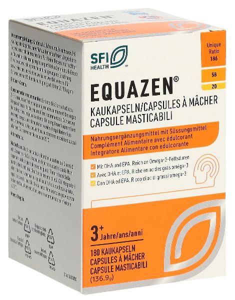 EQUAZEN Kaukaps/Caps mâcher/Caps mastic 180 Stk