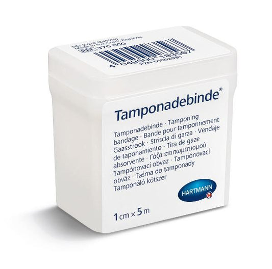 DERMAPLAST Tamponadebinde 1cmx5m steril