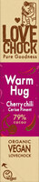 LOVECHOCK F - Barra Warm Hug al Cacao 79% Ciliegia e Peperoncino 40 g