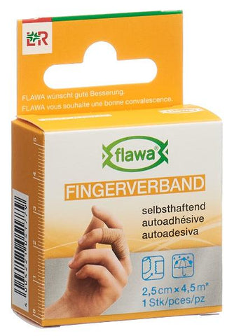 FLAWA Fingerverband selbsthaftend 2.5cmx4.5m hf