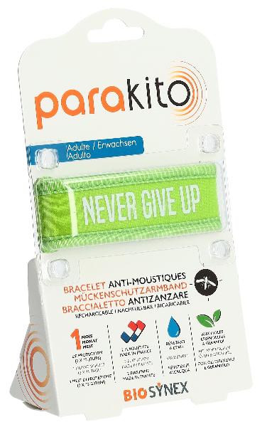 PARAKITO Bracelet Adulte Never Give Up Green