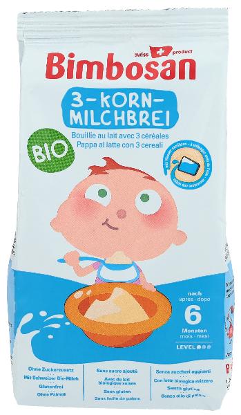 BIMBOSAN Bio-3-Korn-Milchbrei Btl 300 g