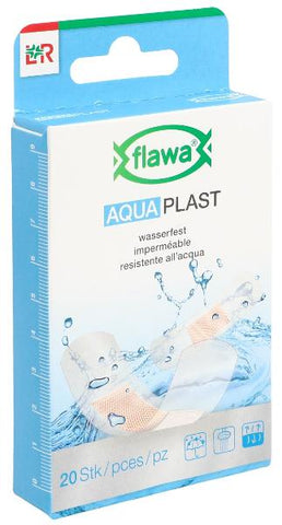 FLAWA Aqua Pl Pflasterstrips wasserf 2 Gr 20 Stk
