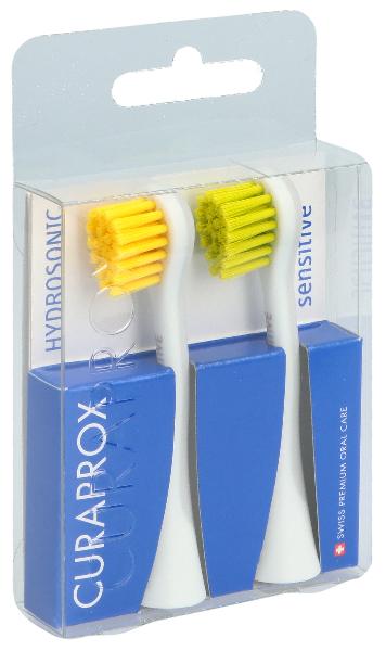 CURAPROX Hydrosonic Ersatzbü se gelb-grün 1 Paar
