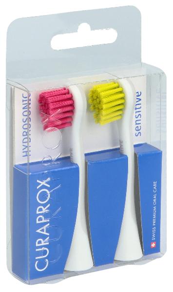 CURAPROX Hydrosonic Ersatzbü se rot-grün 1 Paar