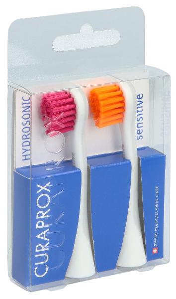 CURAPROX Hydrosonic Ersatzbü se rot-ora 1 Paar