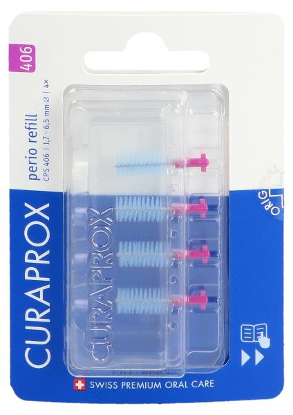 CURAPROX CPS 406 Perio refill 4x fuchsia