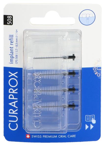 CURAPROX CPS 508 Implant refill 4x schwarz