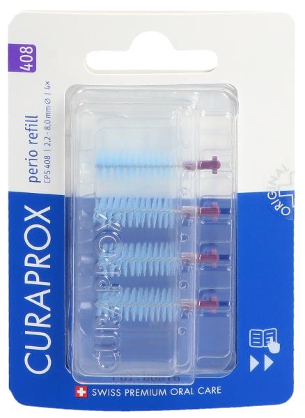 CURAPROX CPS 408 Perio refill 4x dunkel violett
