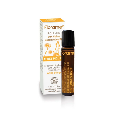 FLORAME - Roll-On gegen Insektenstiche mit Bio-ätherischen Ölen - Beruhigende Linderung bei juckender Haut! 🌿✨