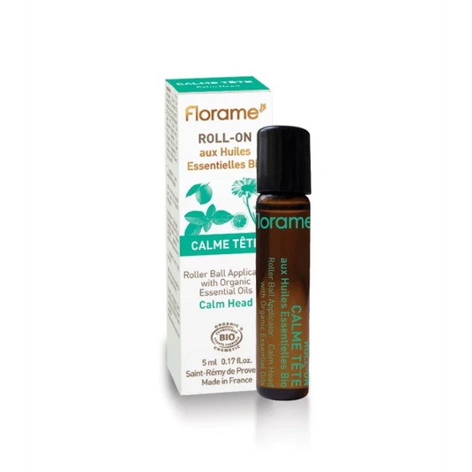 FLORAME - Roll-on BIO Calme-Tête - Détendez et Rafraîchissez Votre Esprit 🌿💆‍♀️