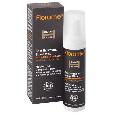 FLORAME - Feuchtigkeitscreme für Männer mit Bio-Zeder und Arganöl - Hydratisiere und erfrische deine Haut! 🌿💧