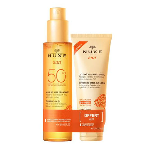 NUXE Sun Duo Sonnenöl LSF50+AS Milch