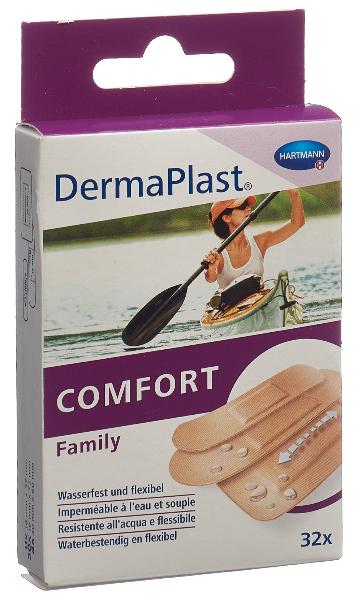 DERMAPLAST Comf Family Strips ass 3 Gr 32 Stk