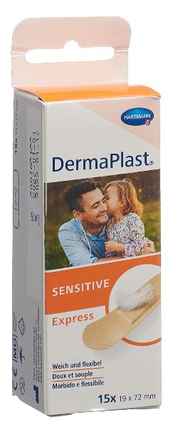 DERMAPLAST Sens Express Strips 19x72mm 15 Stk