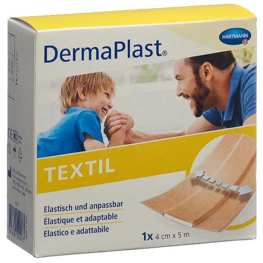 DERMAPLAST Text Schnellverb 4cmx5m beige
