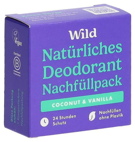 WILD Deo Stick Coconut Vanilla Nachfüll 40 g
