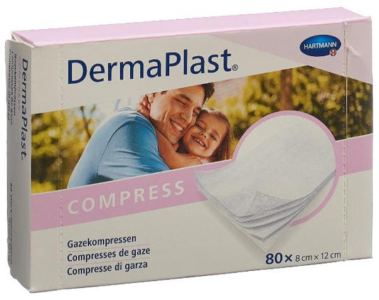 DERMAPLAST Compress 8x12cm 80 Stk