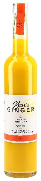 BEN'S GINGER Gingembre-Curcuma Bio 500 ml bouteille