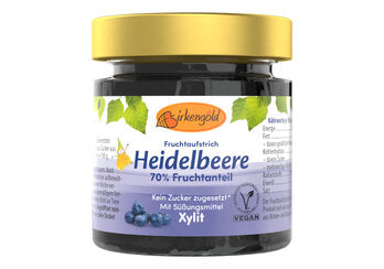 BIRKENGOLD Blueberry Fruit Spread Conventional 200g