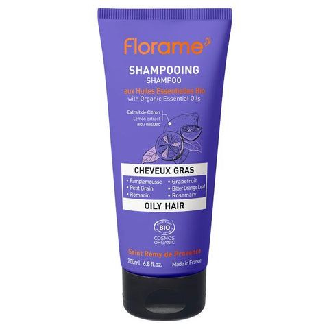 FLORAME - shampoo per capelli grassi con oli essenziali organici - rinnova e rinfresca i tuoi capelli! 🌿✨