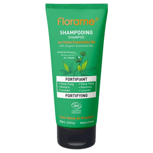FLORAME - Shampoo fortificante con oli essenziali biologici - Nutri naturalmente i tuoi capelli! 🌿✨