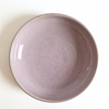Coquille à encens en céramique violette