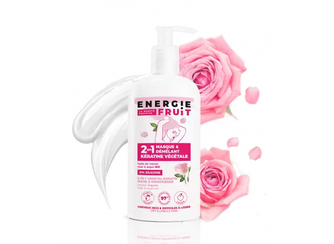 ENERGIE FRUIT - 2-in-1-Haarmaske mit Monoi-Rose - Beleben und Strahlen für schönes Haar! 🌟🌸
