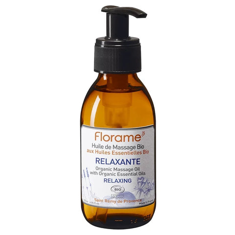 FLORAME - Huile de massage biologique relaxante - Détendez-vous et rajeunissez 🌿💆‍♀️