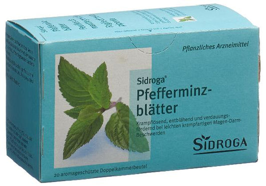 SIDROGA Feuilles de menthe poivrée 20 sachets 1,5 g