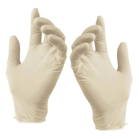Puderfreie Latex-Handschuhe Gr. L · 100 Stk.