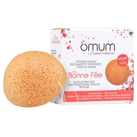 OMUM - Peeling- und reinigender Konjak-Gesichtsschwamm - Beleben Sie Ihre Haut auf natürliche Weise! 🌟✨