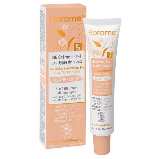 FLORAME - BB crème 5-en-1 légère - Faites briller et protégez votre peau ! 🌸✨