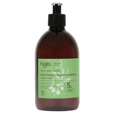 Najel - Sapone liquido di Aleppo - Pulizia rinfrescante per una pelle radiosa 🌿💧