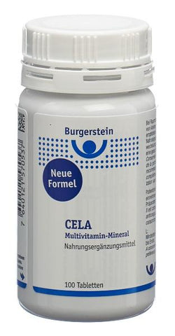 BURGERSTEIN Cela Multivitamin Mineral 100 Tabletten