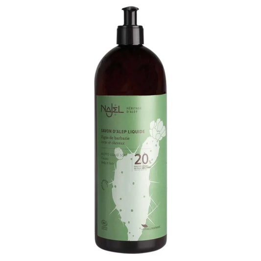 Najel - Najel Liquid Aleppo Soap with Prickly Pear Seed Oil - Rejuvenate Your Skin Naturally! 🌿💧