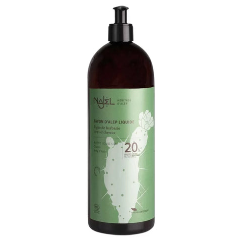 Najel - Najel Liquid Aleppo Soap with Prickly Pear Seed Oil - Rejuvenate Your Skin Naturally! 🌿💧