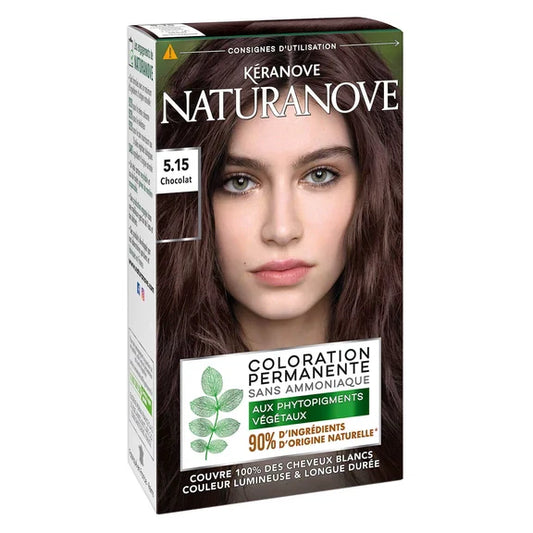 NaturaNove Coloration Permanente des Cheveux Chocolat 5.15 - Couleur riche et vibrante pour des cheveux magnifiques 🍫✨