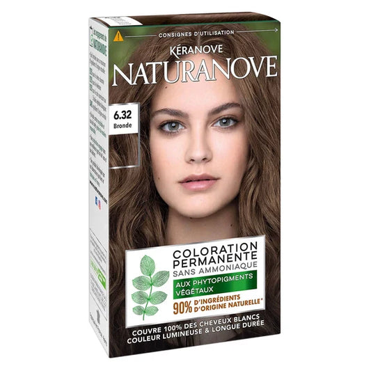 NaturaNove coloration permanente bronde 6.32 - Magnifique transformation de couleur ✨💁‍♀️