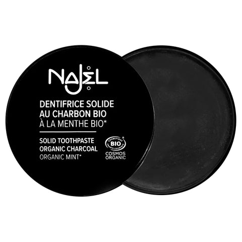 Najel - Dentifrice sans fluor à l'huile d'olive et au charbon - Rafraîchissez votre routine de soins bucco-dentaires ! 🌿🦷